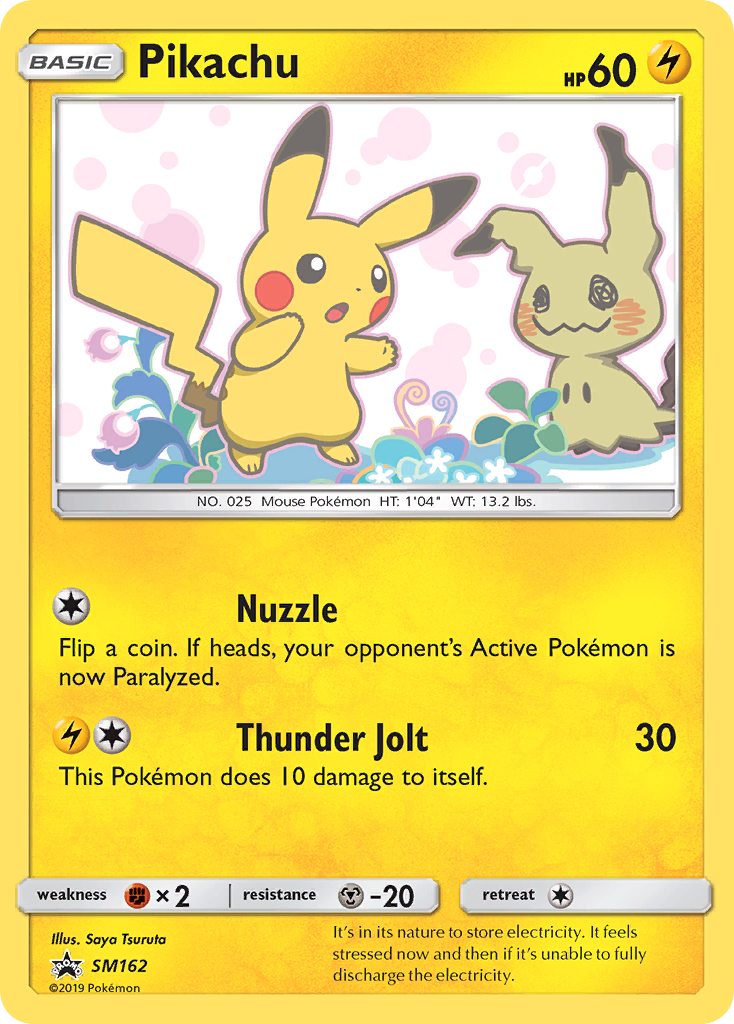 Pikachu Pokémon kartı, SM Black Star Promos, PR-SM #SM162