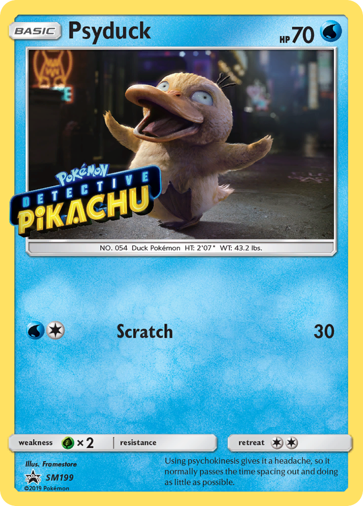 Psyduck Pokémon kartı, SM Black Star Promos, PR-SM #SM199