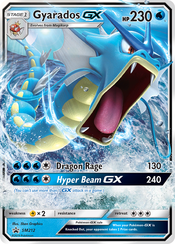 Gyarados-GX Pokémon kartı, SM Black Star Promos, PR-SM #SM212