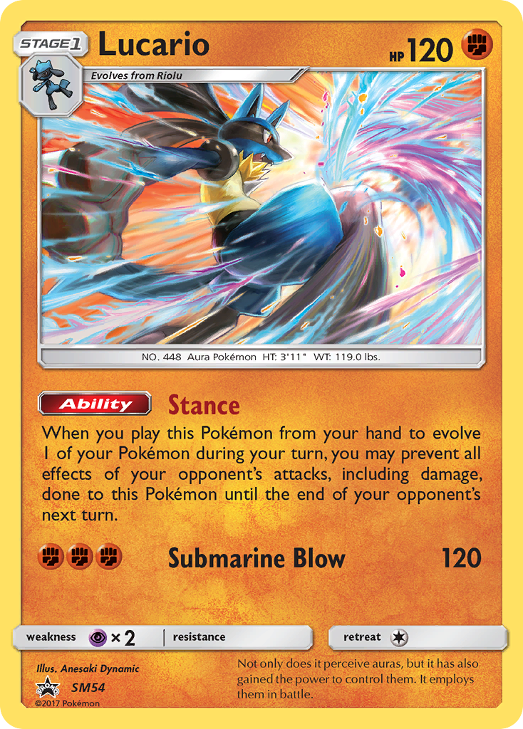 Lucario Pokémon kartı, SM Black Star Promos, PR-SM #SM54