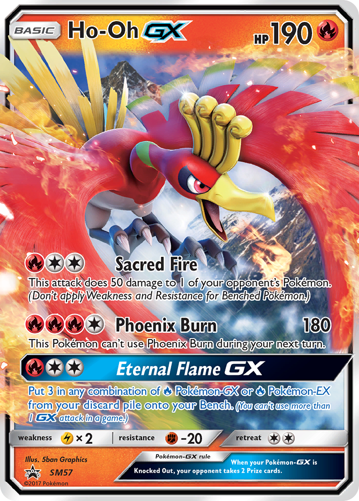 Ho-Oh-GX Pokémon kartı, SM Black Star Promos, PR-SM #SM57