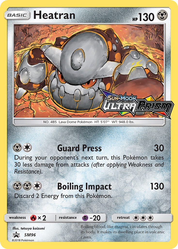 Heatran Pokémon kartı, SM Black Star Promos, PR-SM #SM96