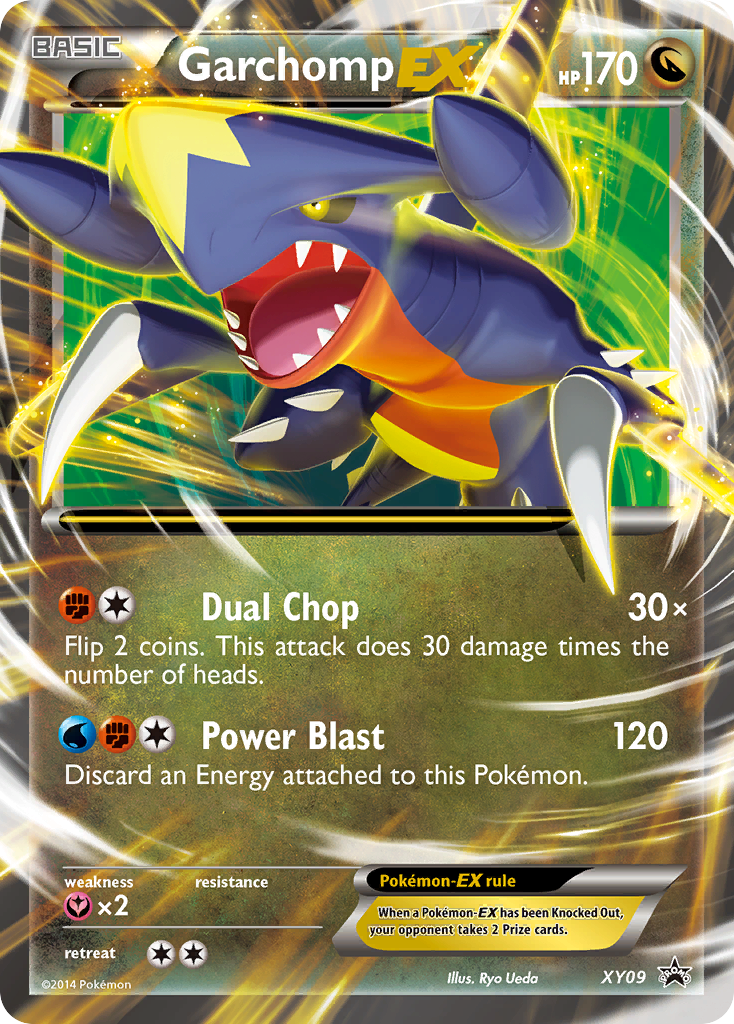 Garchomp-EX Pokémon kartı, XY Black Star Promos, PR-XY #XY09