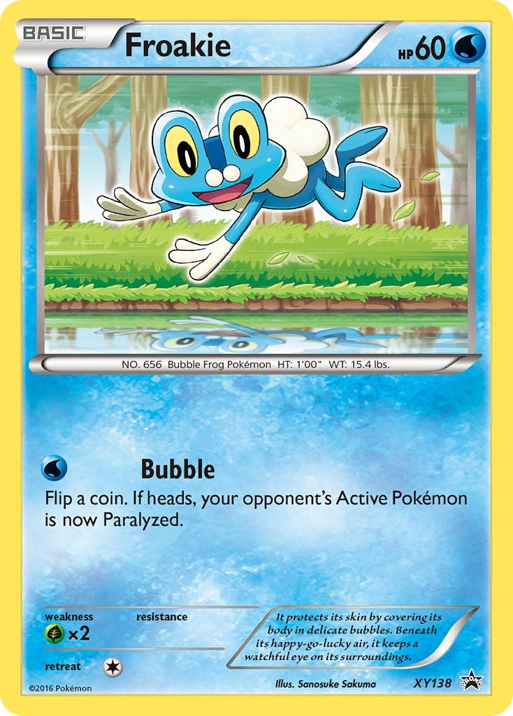 Froakie Pokémon kartı, XY Black Star Promos, PR-XY #XY138
