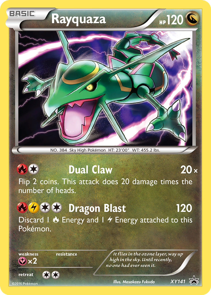Rayquaza Pokémon kartı, XY Black Star Promos, PR-XY #XY141