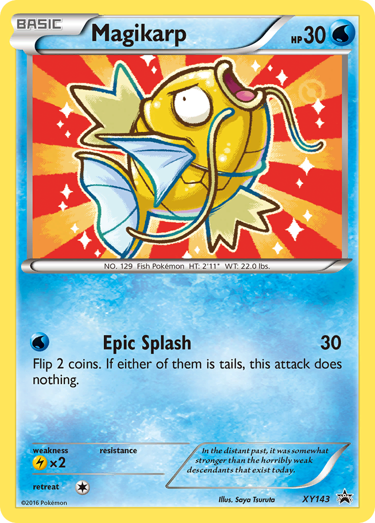 Magikarp Pokémon kartı, XY Black Star Promos, PR-XY #XY143
