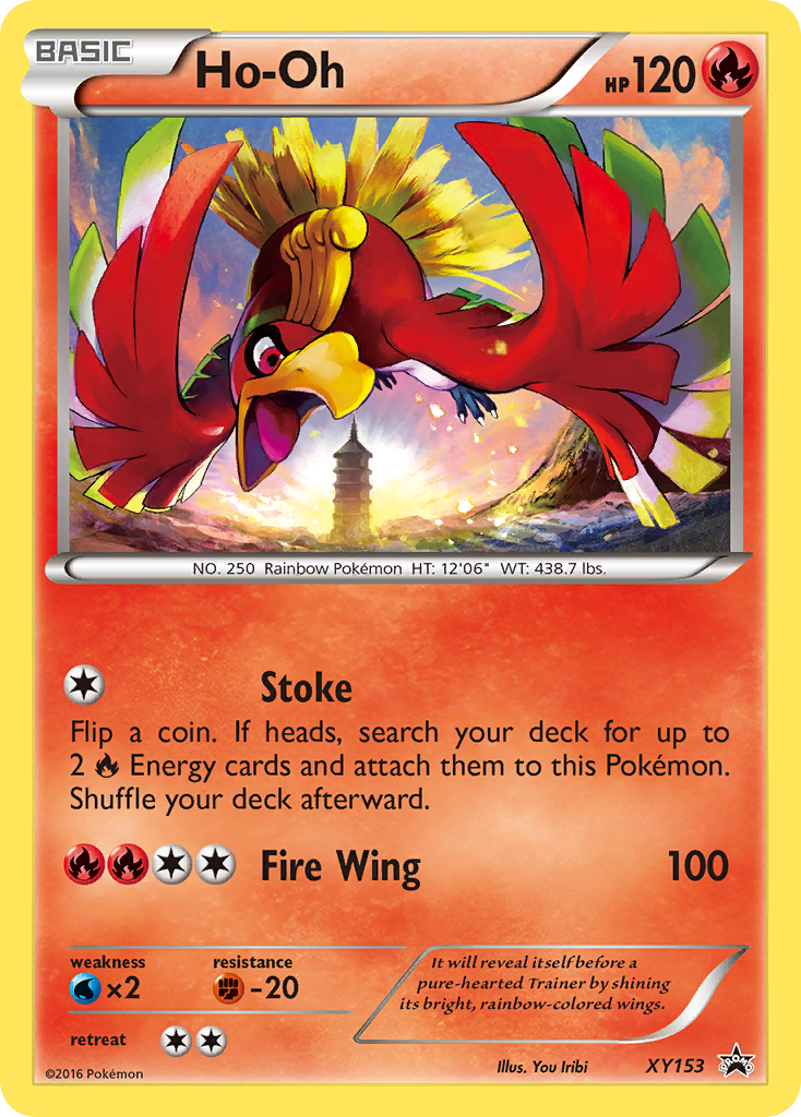 Ho-Oh Pokémon kartı, XY Black Star Promos, PR-XY #XY153