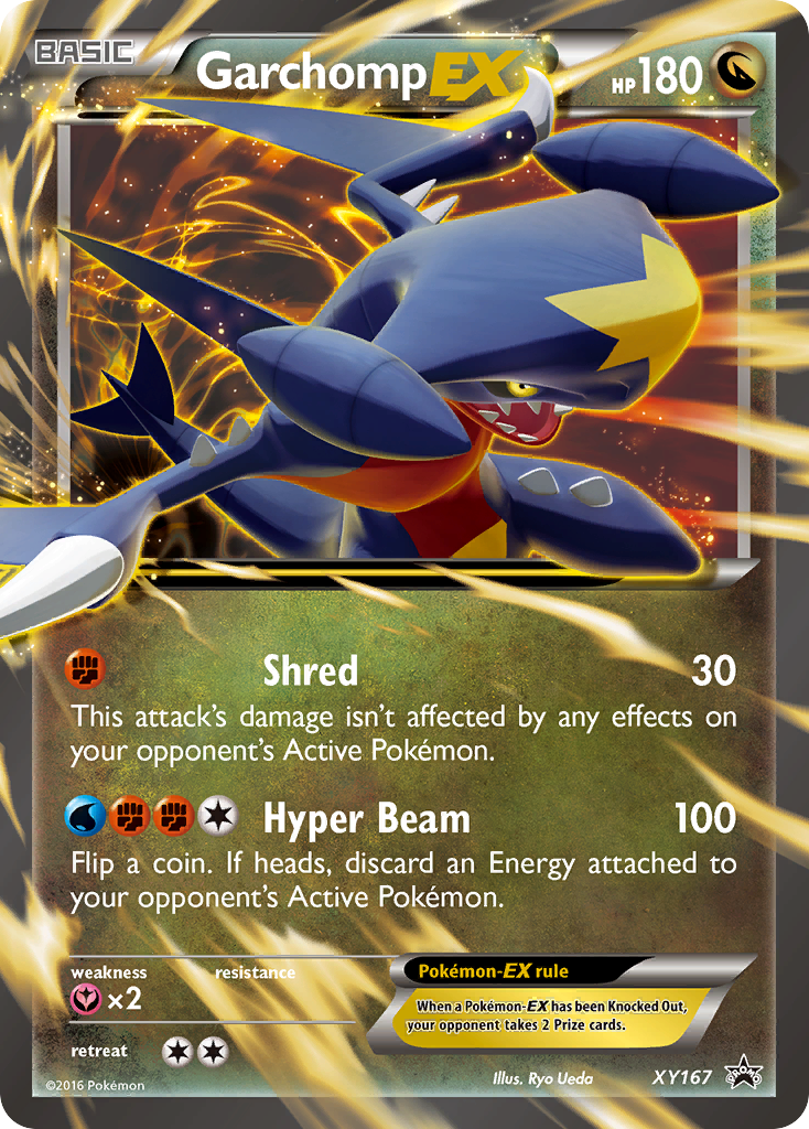 Garchomp-EX Pokémon kartı, XY Black Star Promos, PR-XY #XY167