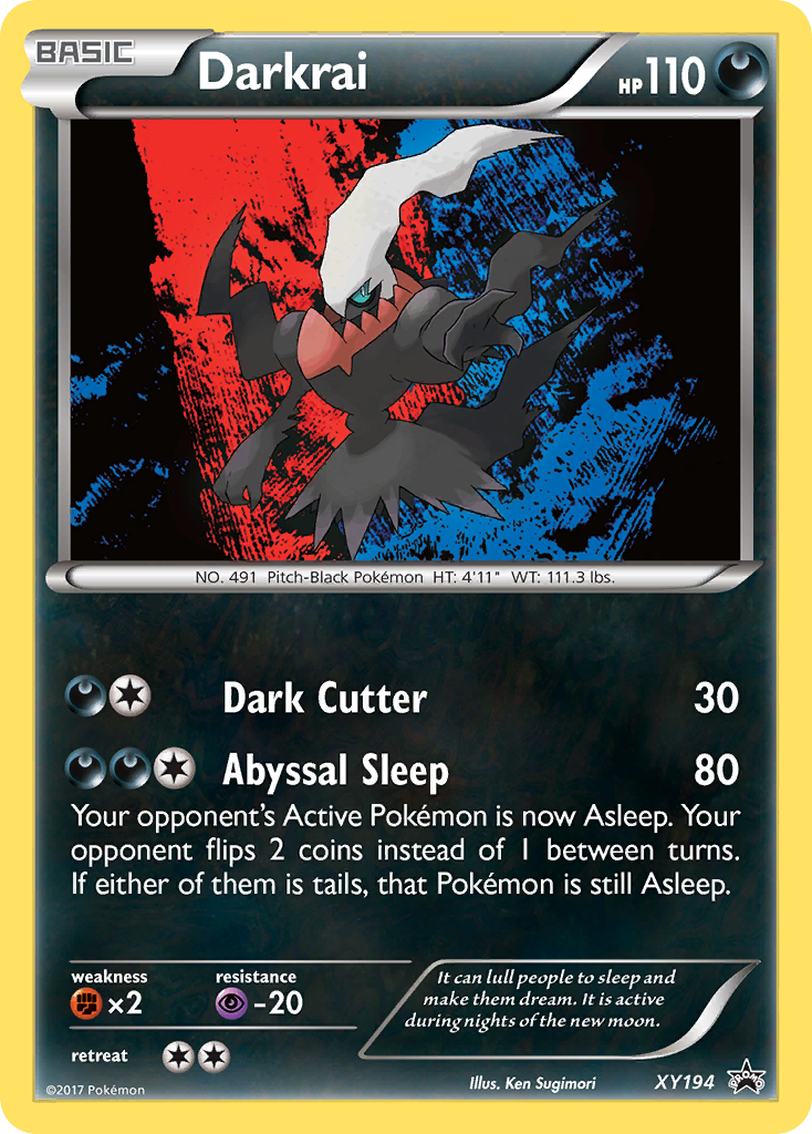 Darkrai Pokémon kartı, XY Black Star Promos, PR-XY #XY194
