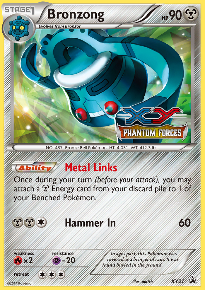 Bronzong Pokémon kartı, XY Black Star Promos, PR-XY #XY21