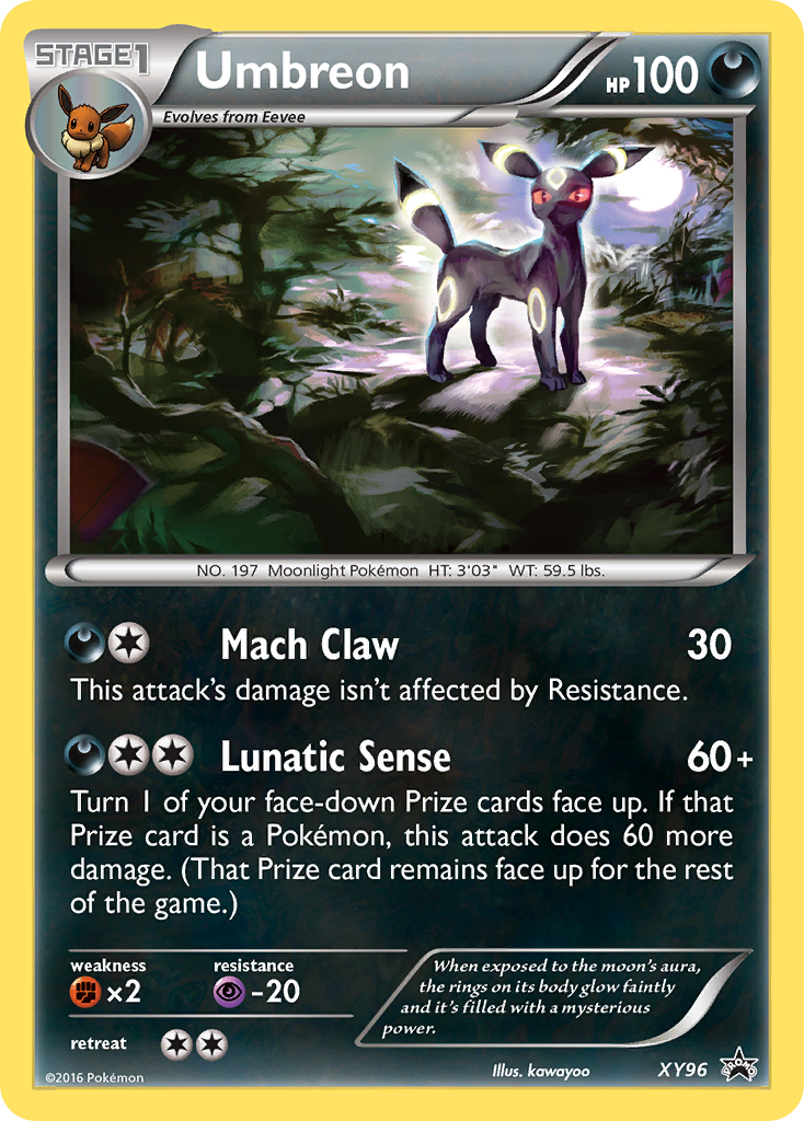 Umbreon Pokémon kartı, XY Black Star Promos, PR-XY #XY96