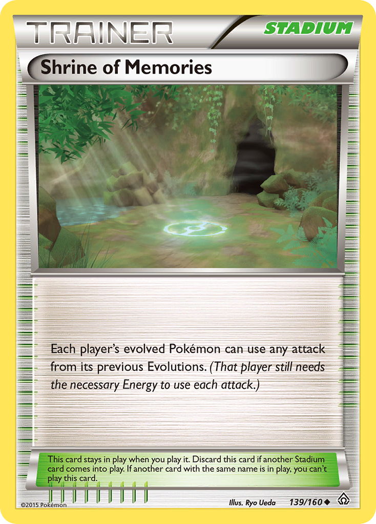 Shrine of Memories Pokémon card, Primal Clash, PRC #139