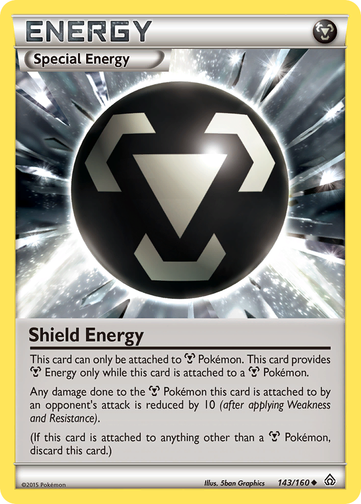 Shield Energy Pokémon card, Primal Clash, PRC #143