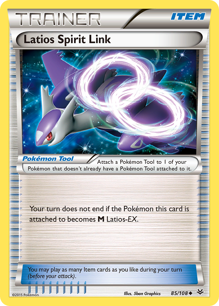 Latios Spirit Link Pokémon kartı, Roaring Skies, ROS #85