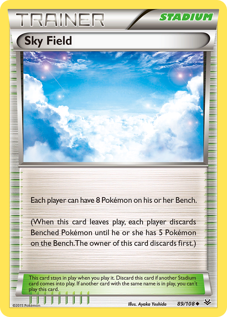 Sky Field Pokémon kartı, Roaring Skies, ROS #89
