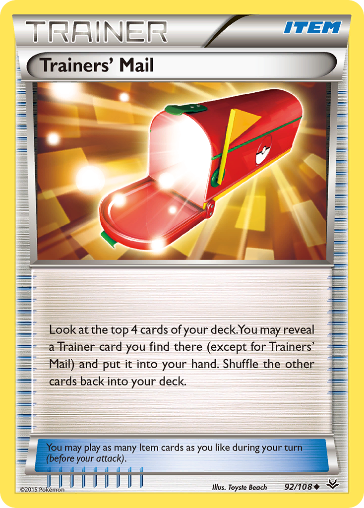 Trainers' Mail Pokémon kartı, Roaring Skies, ROS #92