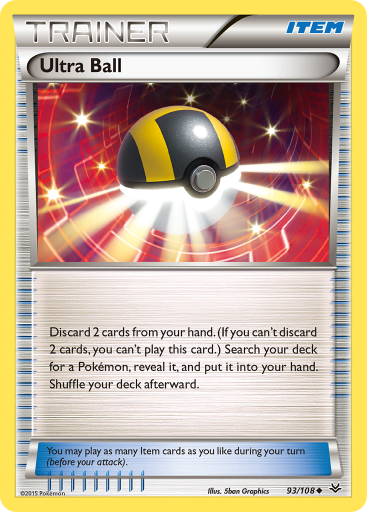 Ultra Ball Pokémon kartı, Roaring Skies, ROS #93