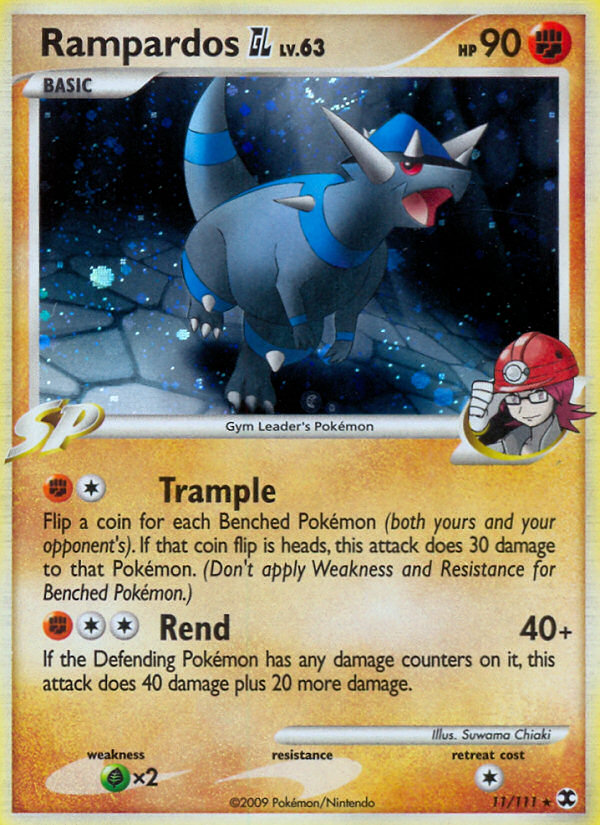 Rampardos GL Pokémon kartı, Rising Rivals, RR #11