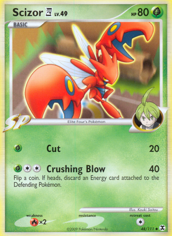 Scizor E4 Pokémon kartı, Rising Rivals, RR #48