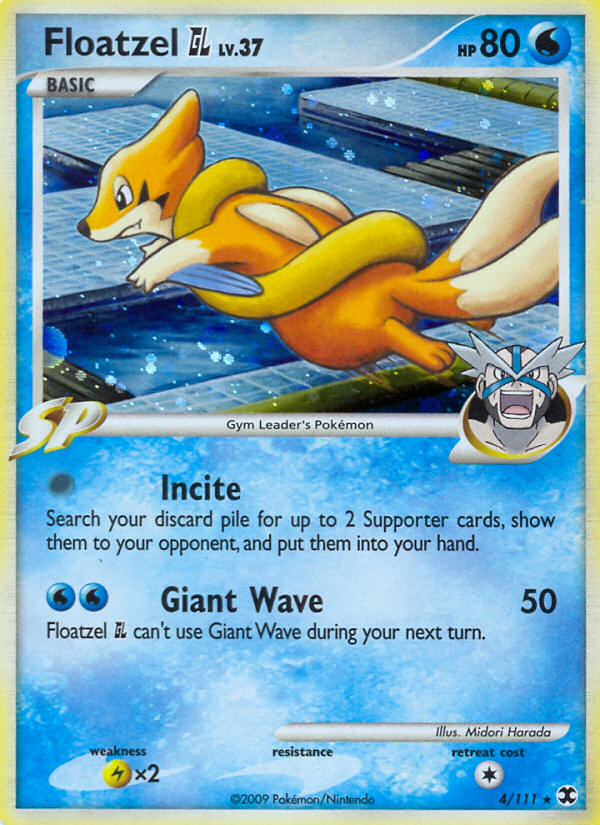 Floatzel GL Pokémon kartı, Rising Rivals, RR #4
