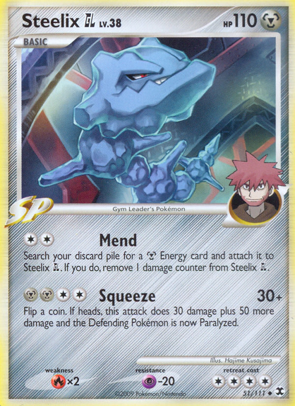 Steelix GL Pokémon kartı, Rising Rivals, RR #51