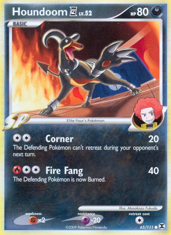 Houndoom E4 Pokémon kartı, Rising Rivals, RR #65