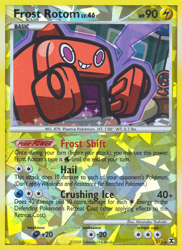 Frost Rotom Pokémon kartı, Rising Rivals, RR #RT2