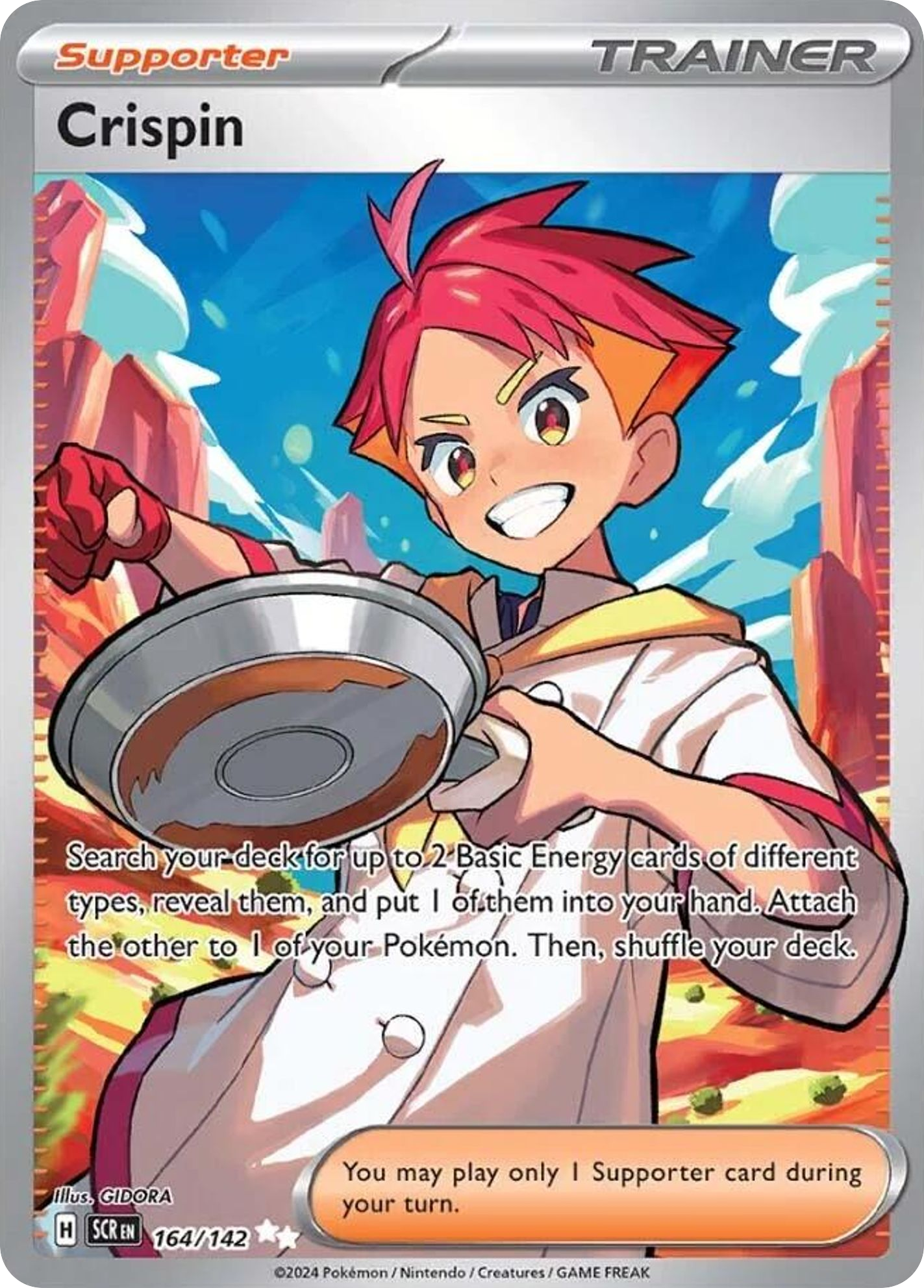 Crispin Pokémon kartı, Stellar Crown, SCR #164
