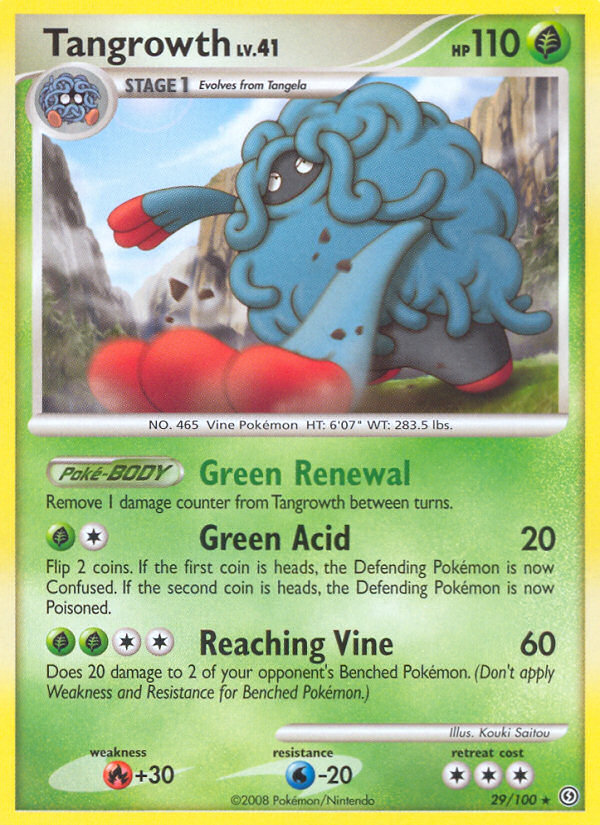 Tangrowth Pokémon kartı, Stormfront, SF #29