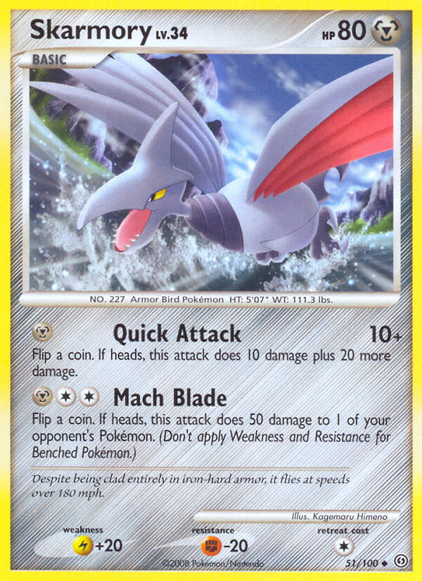 Skarmory Pokémon kartı, Stormfront, SF #51