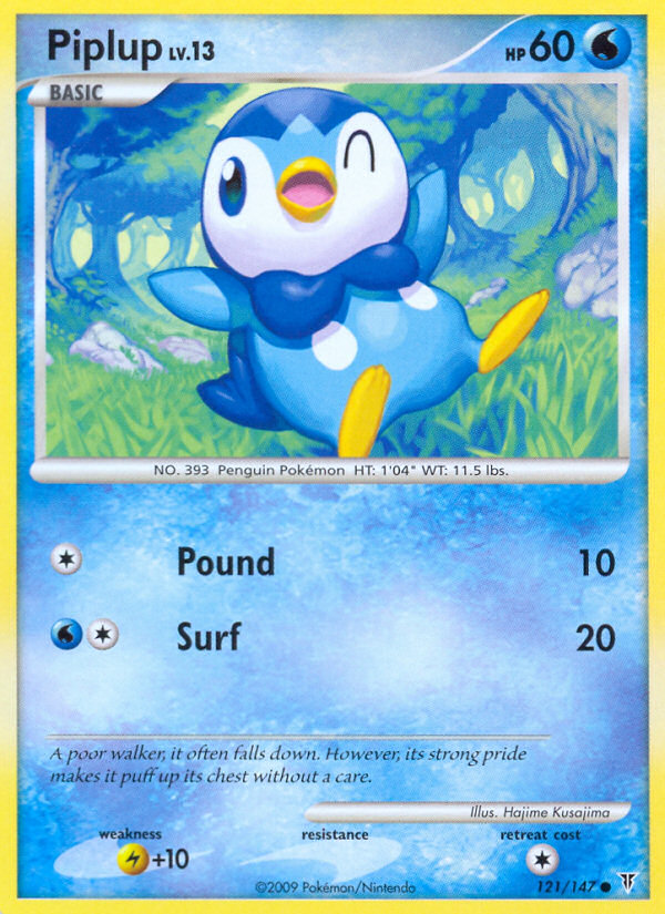 Piplup Pokémon kartı, Supreme Victors, SV #121