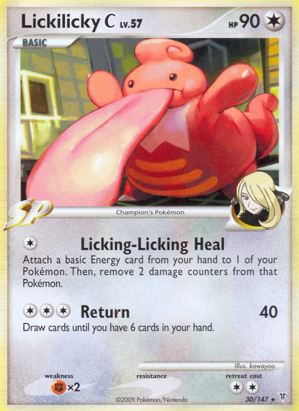 Lickilicky C Pokémon kartı, Supreme Victors, SV #30