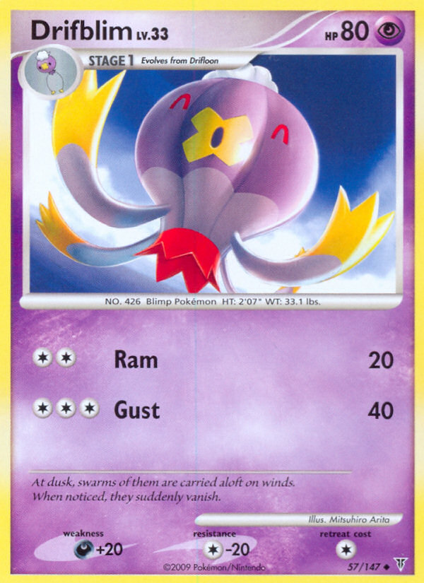 Drifblim Pokémon kartı, Supreme Victors, SV #57