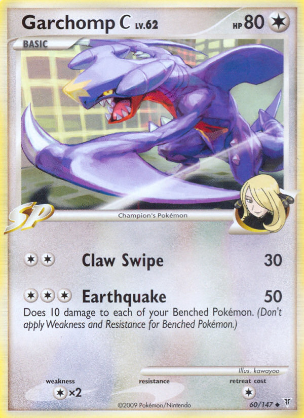 Garchomp C Pokémon kartı, Supreme Victors, SV #60