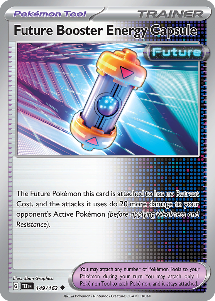 Future Booster Energy Capsule Pokémon kartı, Temporal Forces, TEF #149