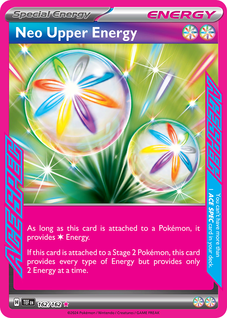 Neo Upper Energy Pokémon kartı, Temporal Forces, TEF #162