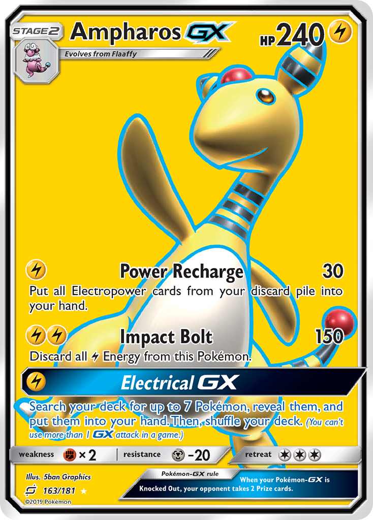 Ampharos-GX Pokémon kartı, Team Up, TEU #163