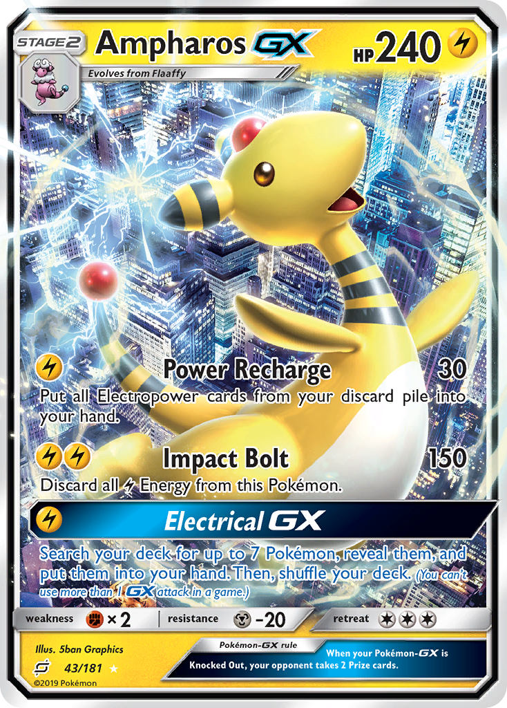 Ampharos-GX Pokémon kartı, Team Up, TEU #43