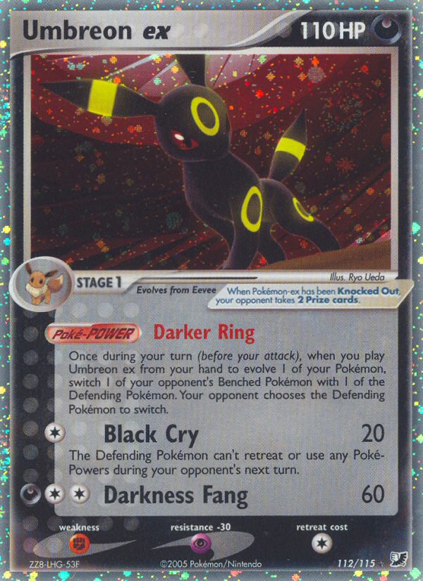 Umbreon ex Pokémon kartı, Unseen Forces, UF #112