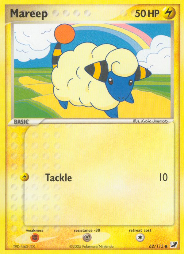 Mareep Pokémon kartı, Unseen Forces, UF #62