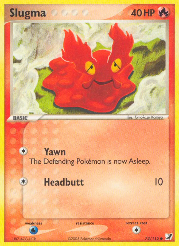 Slugma Pokémon kartı, Unseen Forces, UF #73