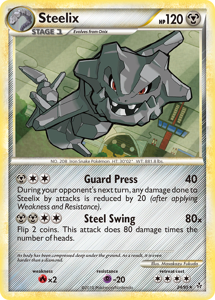 Steelix Pokémon kartı, HS—Unleashed, UL #24