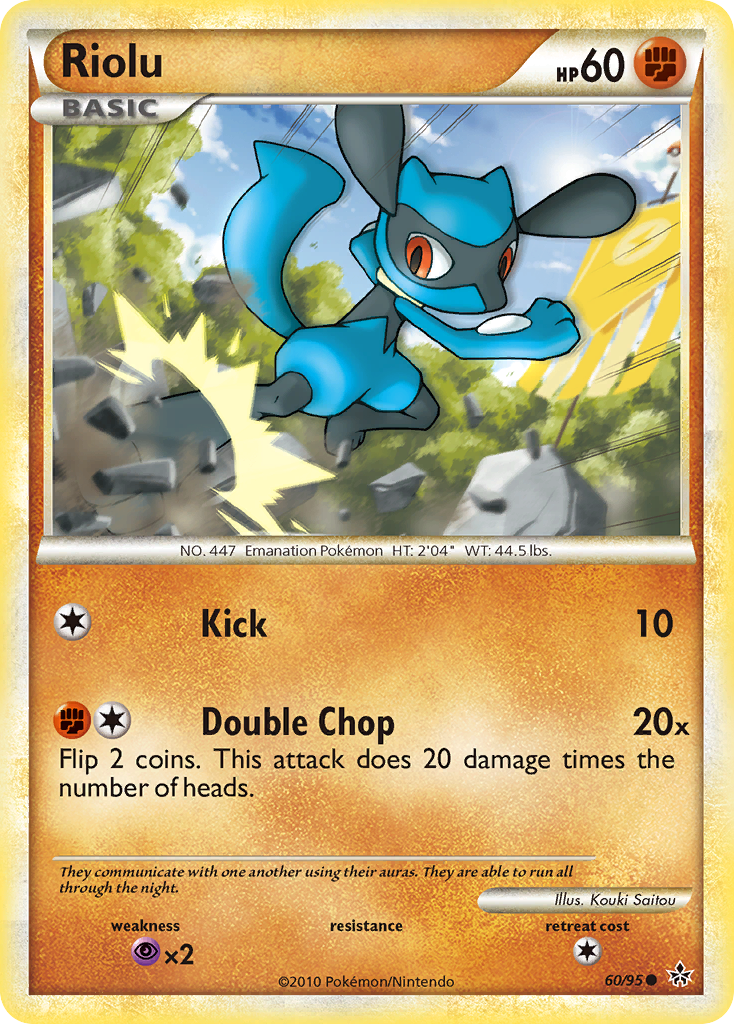 Riolu Pokémon kartı, HS—Unleashed, UL #60