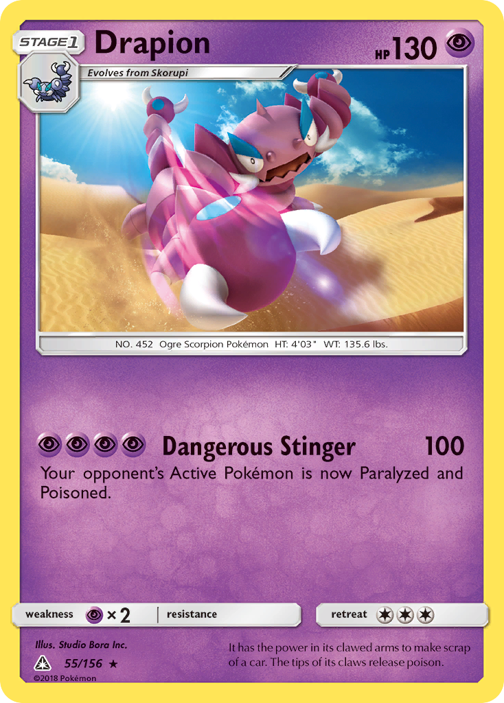 Drapion Pokémon kartı, Ultra Prism, UPR #55