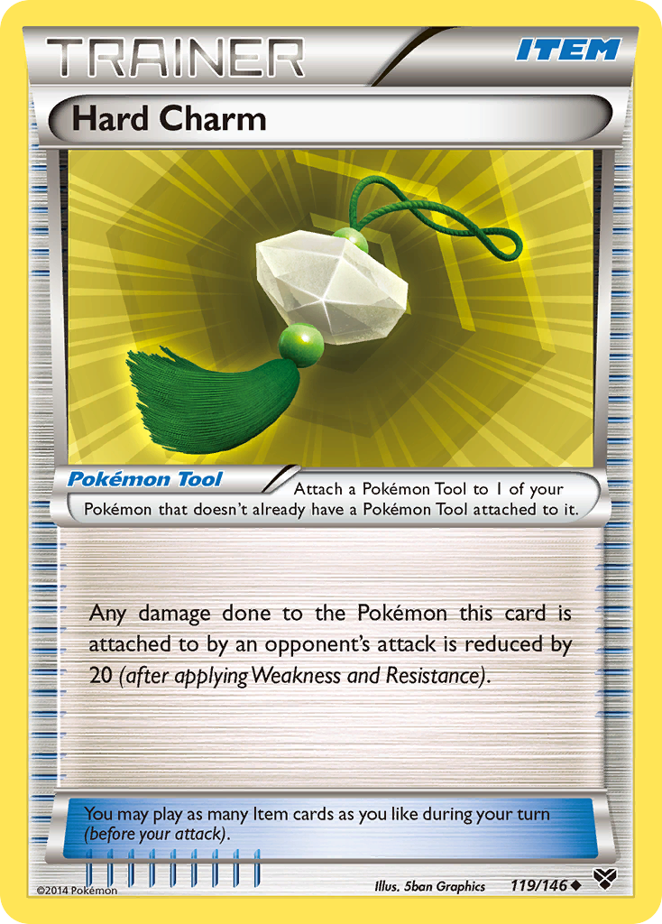 Hard Charm Pokémon card, XY, XY #119