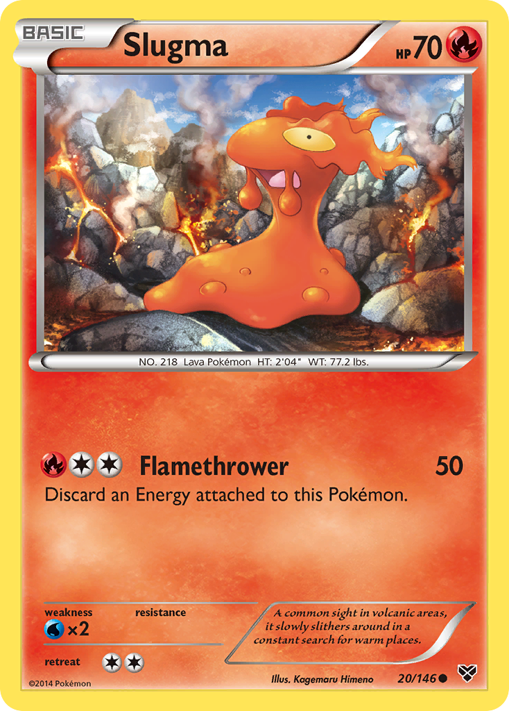 Slugma Pokémon kartı, XY, XY #20
