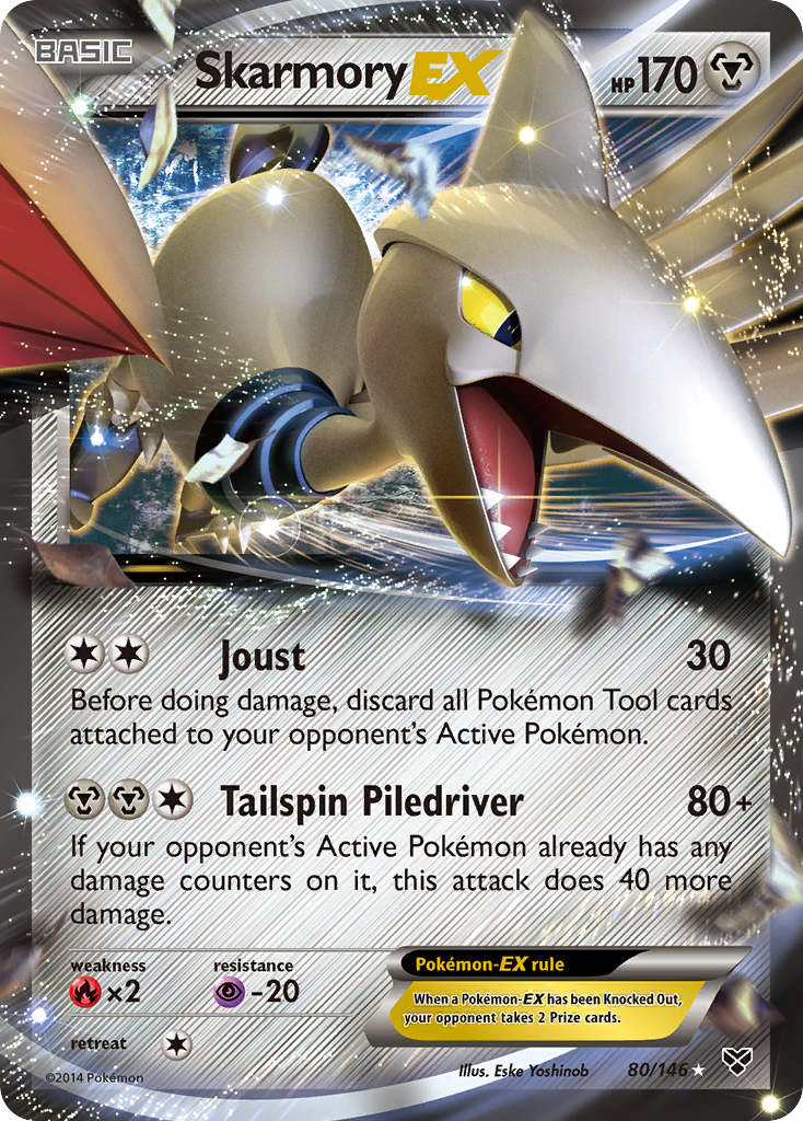 Skarmory-EX Pokémon kartı, XY, XY #80